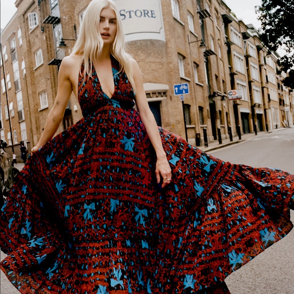 Brand new Zandra Rhodes for Free People Maxi Dress.